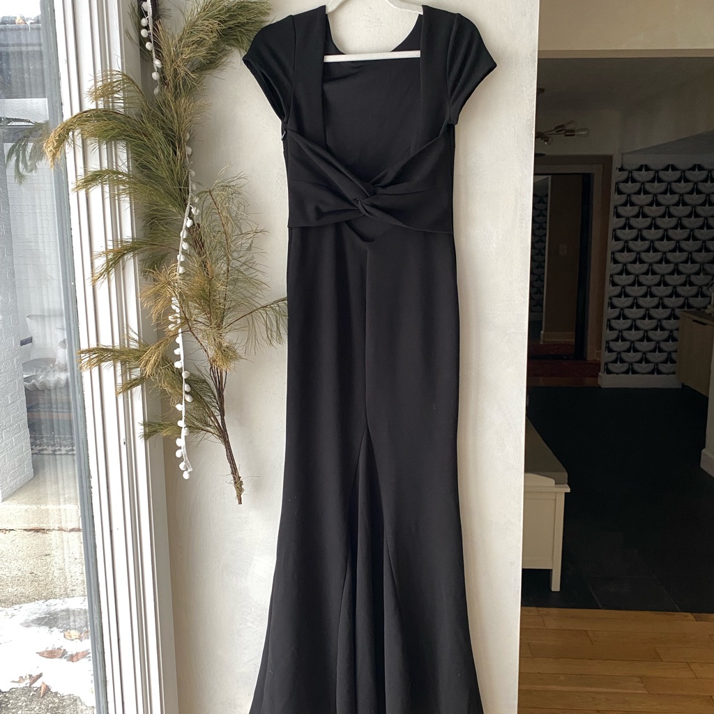 Endless Love Black Backless Maxi Dress Lulus